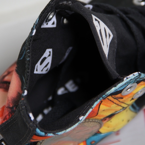 Converse All Star Superman DC Comics High Tops - Picture 7 of 8